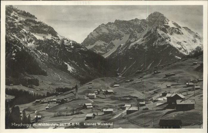 Hirschegg Kleinwalsertal Vorarlberg Widderstein