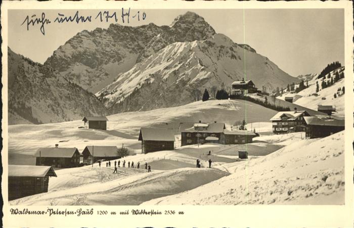 Hirschegg Kleinwalsertal Vorarlberg Waldemar-Petersen-Haus