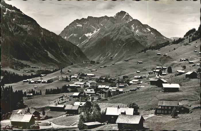 Hirschegg Kleinwalsertal Vorarlberg Panorama