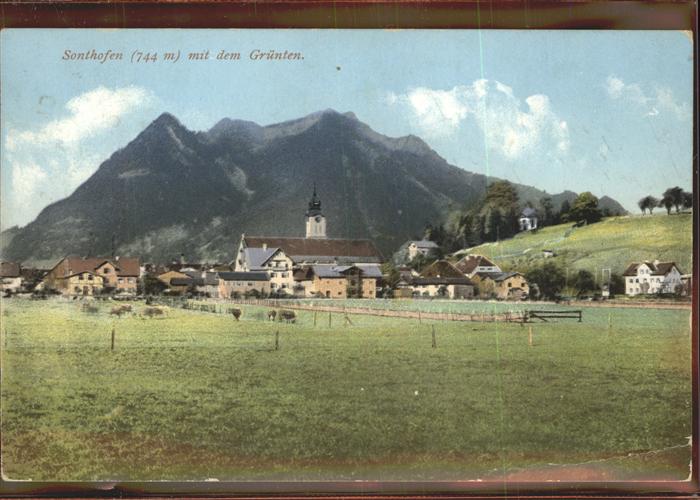 Sonthofen Oberallgaeu Grünten