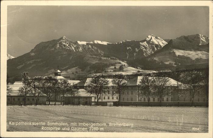 Sonthofen Oberallgaeu Karpathenkaserne
