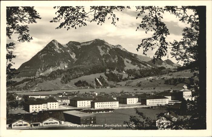 Sonthofen Oberallgaeu Gebirgsjaeger-Kaserne