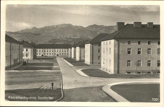 Sonthofen Oberallgaeu Karpathenkaserne
