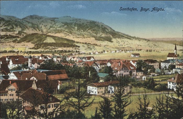 Sonthofen Oberallgaeu Gesamtansicht