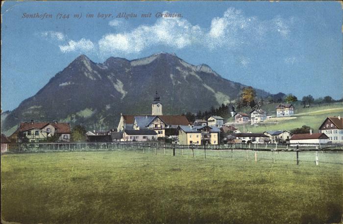 Sonthofen Oberallgaeu Grünten