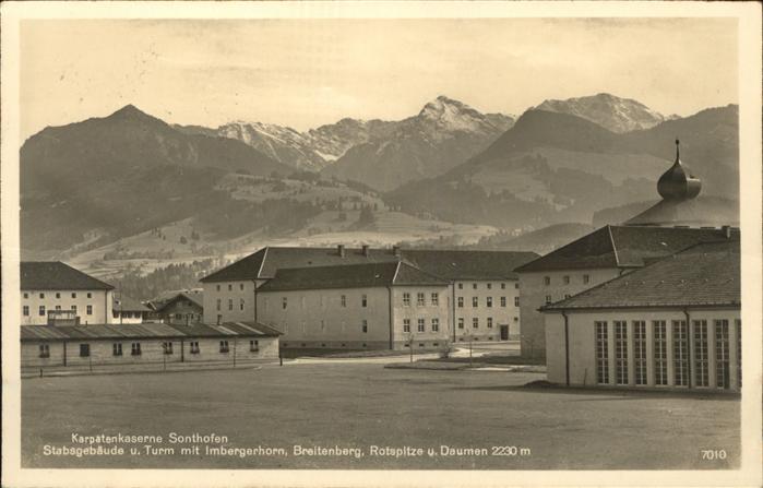 Sonthofen Oberallgaeu Karpathenkaserne