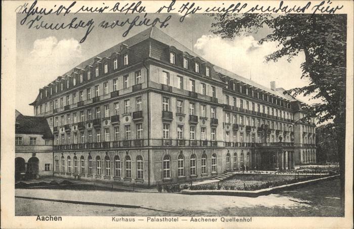 AACHEN NRW Kurhaus Palasthotel Quellenhof