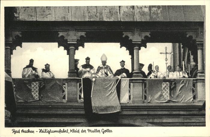 AACHEN NRW Heiligtumsfahrt Kleid der Mutter Gottes Muenster