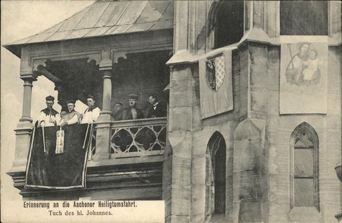 AACHEN NRW Heiligtumsfahrt Tuch des heiligen Johannes Muenster