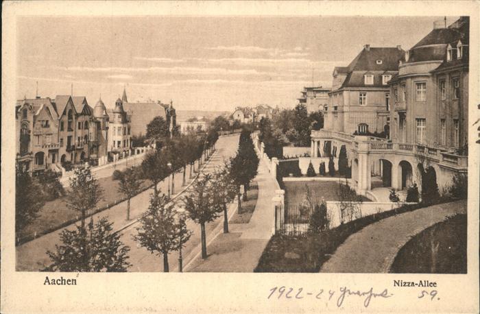 AACHEN NRW Nizza-Allee
