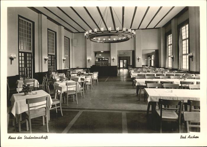AACHEN NRW Haus der Studentenschaft Speisesaal