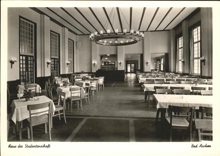 AACHEN NRW Haus der Studentenschaft Speisesaal