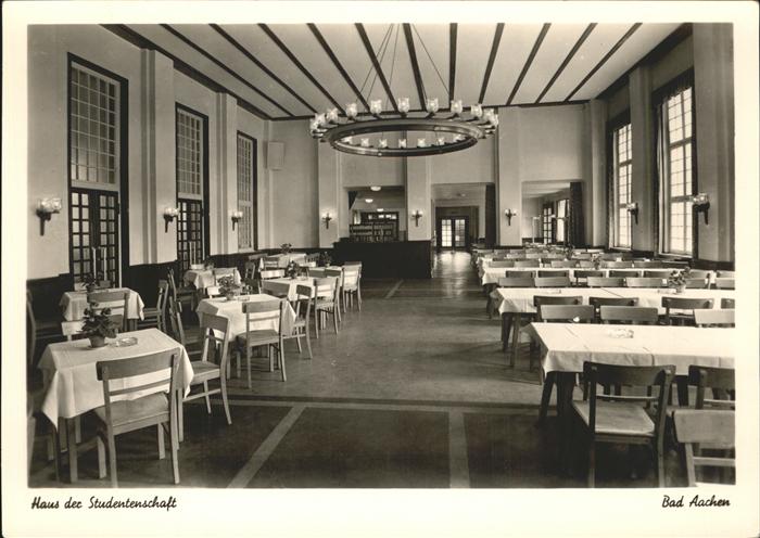AACHEN NRW Haus der Studentenschaft Speisesaal