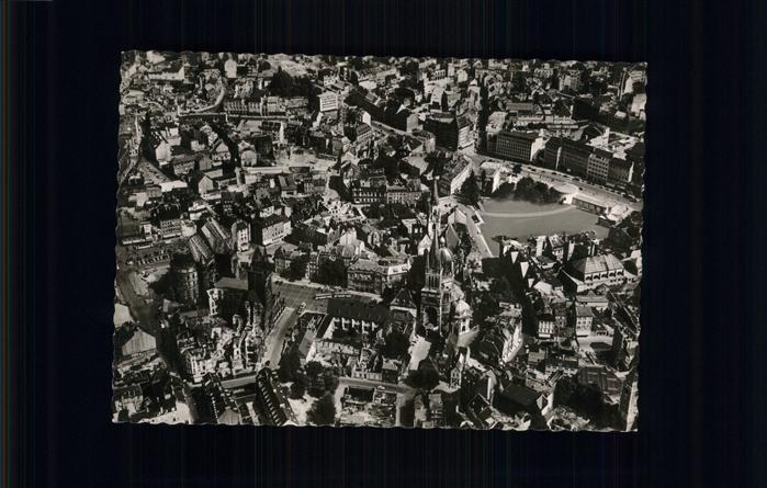AACHEN NRW Altstadt Fliegeraufnahme