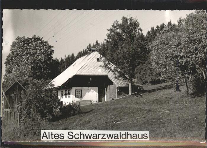 Oberbraend Altes Schwarzwaldhaus