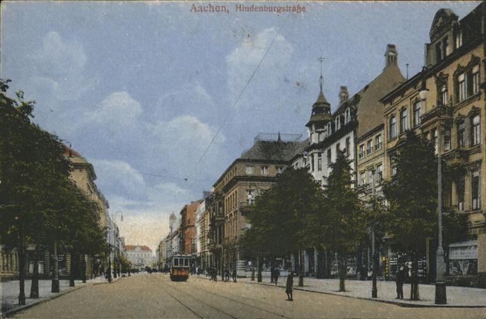 Aachen Hindenburgstrasse Strassenbahn