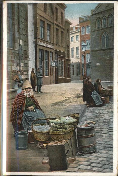 Aachen Aachener Volkstype am Fischmarkt