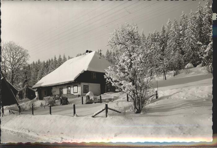 Oberbraend Altes Schwarzwaldhaus