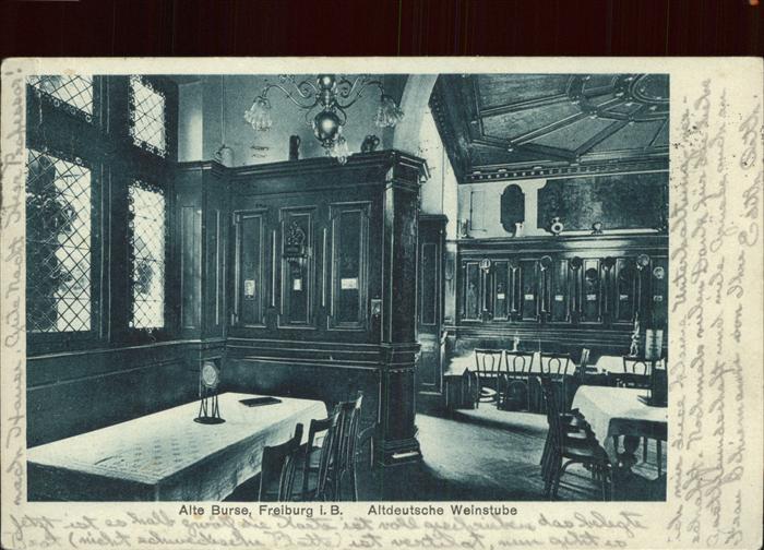 Freiburg Breisgau Restaurant Alte Burse Gastraum
