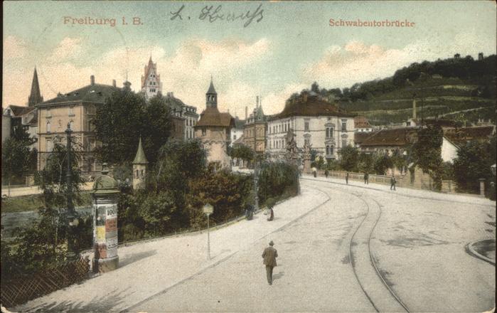 Freiburg Breisgau Schwabentorbrücke