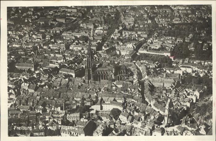Freiburg Breisgau Flugaufnahme