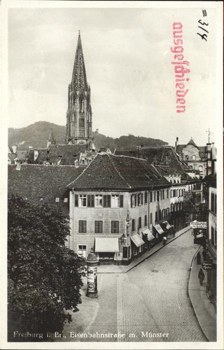 Freiburg Breisgau Eisenbahnstrasse M?nster