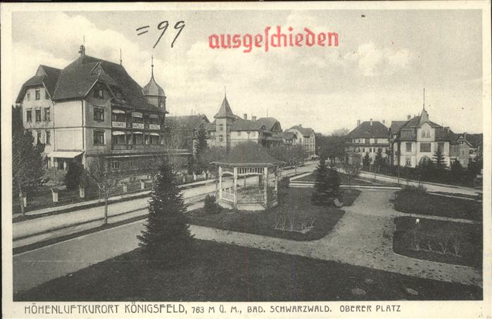 Koenigsfeld Schwarzwald Oberer Platz