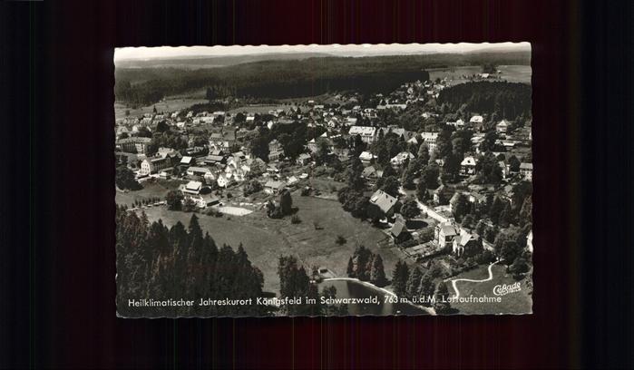 Koenigsfeld Schwarzwald Flugaufnahme
