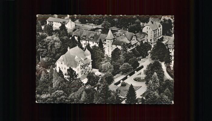 Koenigsfeld Schwarzwald Flugaufnahme