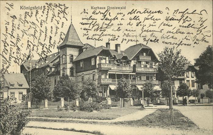 Koenigsfeld Schwarzwald Kurhaus Doniswald