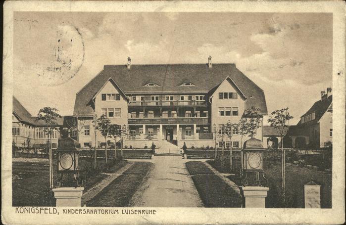 Koenigsfeld Schwarzwald Kindersanatorium Lusienruhe