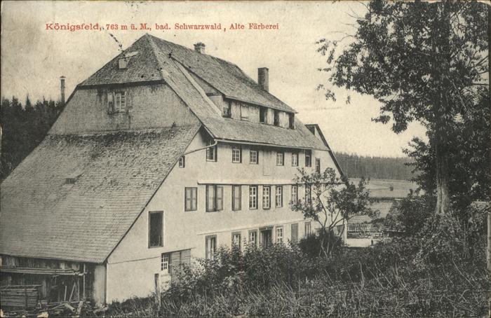 Koenigsfeld Schwarzwald Alte Färberei