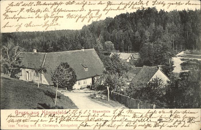 Koenigsfeld Schwarzwald Saegemuehle