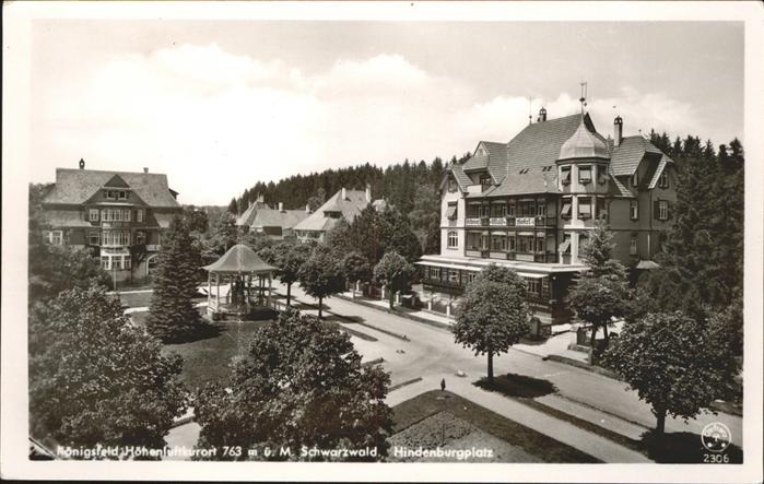 Koenigsfeld Schwarzwald Hindenburgplatz