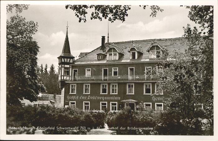 Koenigsfeld Schwarzwald Gasthof Brüdergemeinde