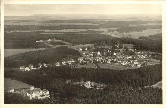 Koenigsfeld Schwarzwald Flugaufnahme