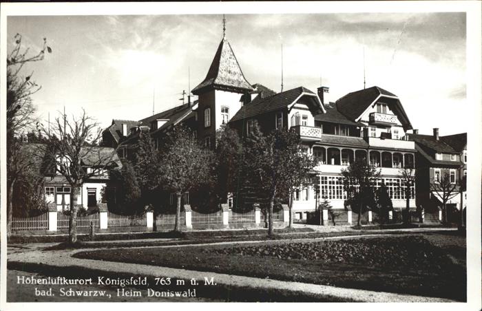 Koenigsfeld Schwarzwald Heim Doniswald