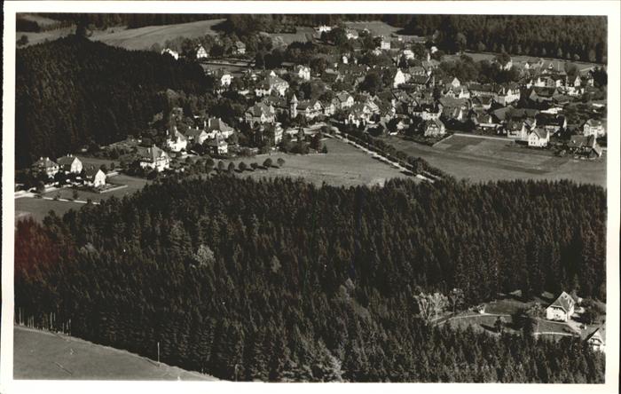 Koenigsfeld Schwarzwald Flugaufnahme