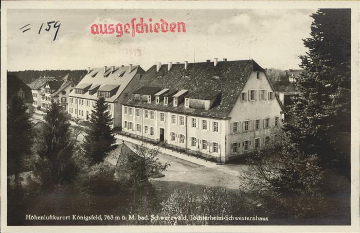 Koenigsfeld Schwarzwald Töchterheim Schwesternhaus