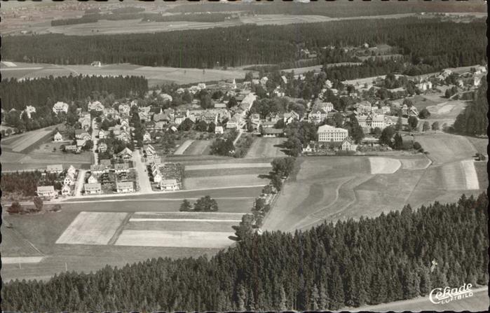 Koenigsfeld Schwarzwald Jahreskurort Flugaufnahme