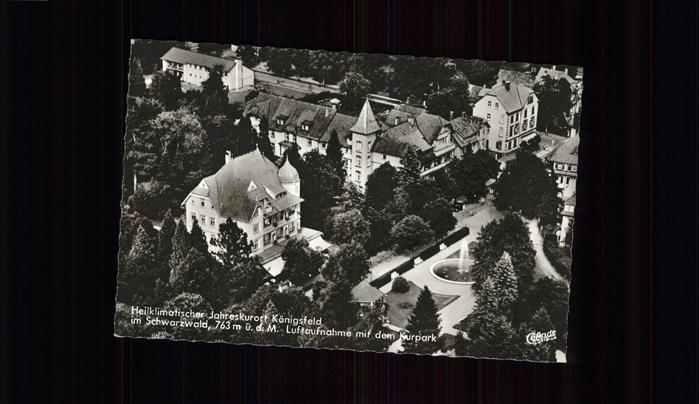 Koenigsfeld Schwarzwald Flugaufnahme