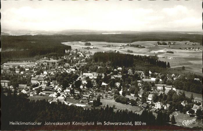Koenigsfeld Schwarzwald Flugaufnahme