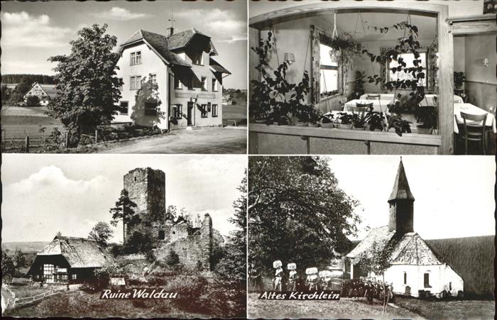 Waldau Titisee-Neustadt Ruine Waldau Kirchlein