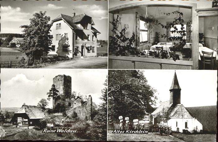 Waldau Titisee-Neustadt Altes Kirchlein Ruine Waldau