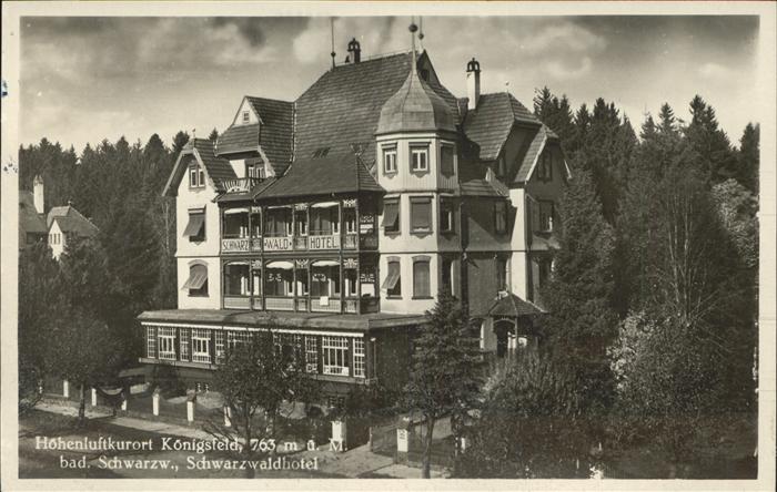 Koenigsfeld Schwarzwald Schwarzwaldhotel