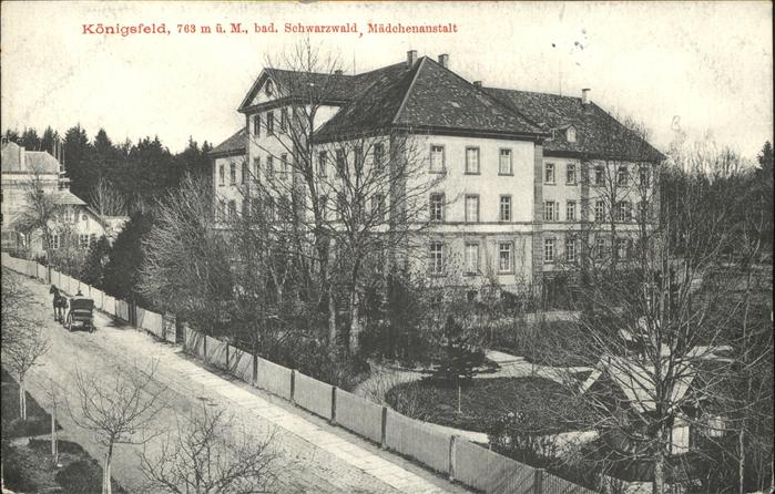 Koenigsfeld Schwarzwald Mädchenanstalt