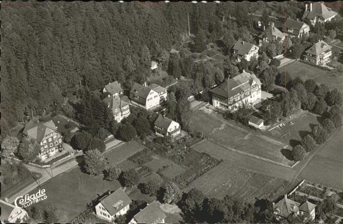 Koenigsfeld Schwarzwald Flugaufnahme