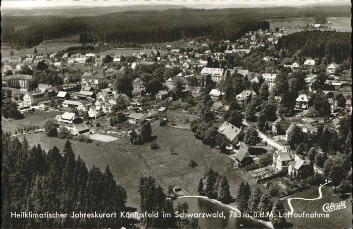 Koenigsfeld Schwarzwald Flugaufnahme