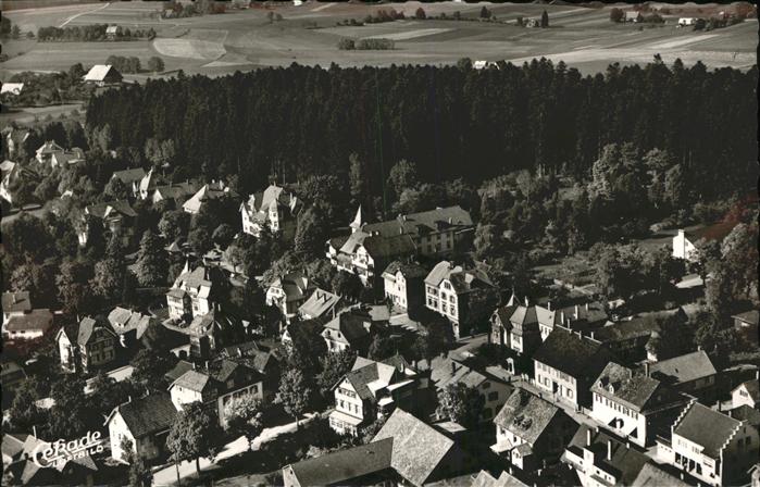 Koenigsfeld Schwarzwald Flugaufnahme