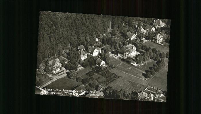 Koenigsfeld Schwarzwald Flugaufnahme